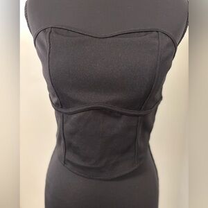 H&M Black Corset Top Size Medium